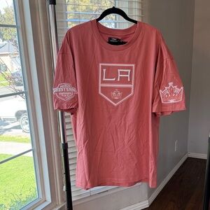LA Kings Pink Short Sleeve Tee